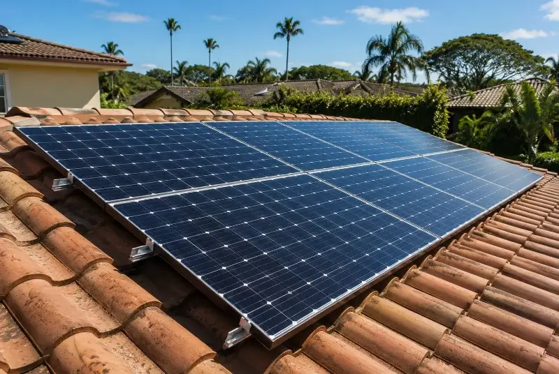 Installation de panneaux solaires au Revest-les-Eaux